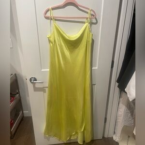 Express maxi satin cami dress